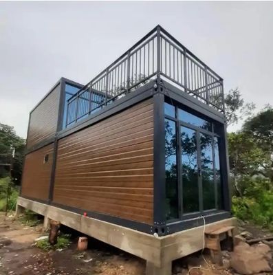 Draagbare flat pack huizen ideaal voor hotel en kantoor Container huis