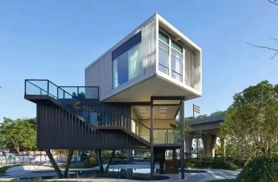 Modern Container Draagbaar Huis Staal Flat Pack Opvouwbare Containers