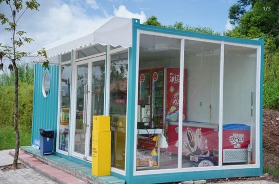 Modern Container Draagbaar Huis Staal Flat Pack Opvouwbare Containers