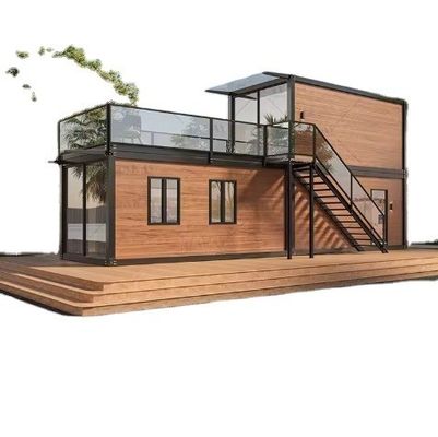 Contemporary Design Stijl Staalstructuur Draagbaar Prefab Vouwbaar Containerhuis