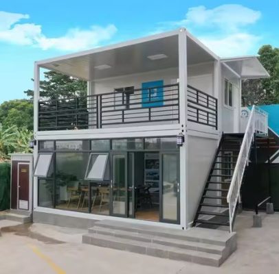 Gepersonaliseerde kleuren Modulaire multi-verdieping prefab huis Containers Huizen Gebouwen