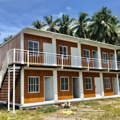 Gepersonaliseerde kleuren Modulaire multi-verdieping prefab huis Containers Huizen Gebouwen