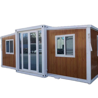 Moderne multifunctionele prefab container huis met 2 uitbreidbare slaapkamers