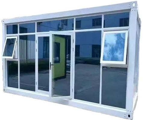 Afneembaar kantoor mobiel flatpack huis met modern ontwerp recycleerbare materialen