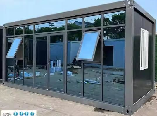 Afneembaar kantoor mobiel flatpack huis met modern ontwerp recycleerbare materialen