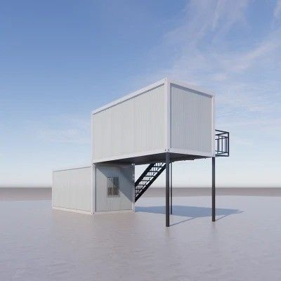 Uitbreidbare woning Vlakpak Container Mobiele woning Containerhuis